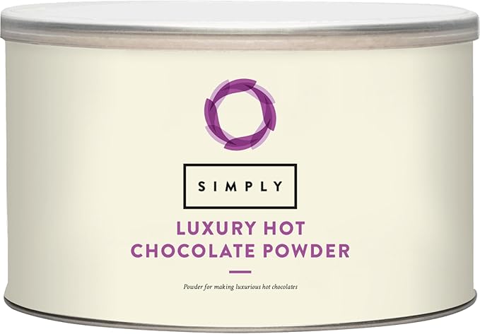 Simply Luxury Hot Chocolate, Hot Chocolate Powder for Smooth & Creamy Beverage, Suitable for Vegans, Halal & Nut-Free, 1kg