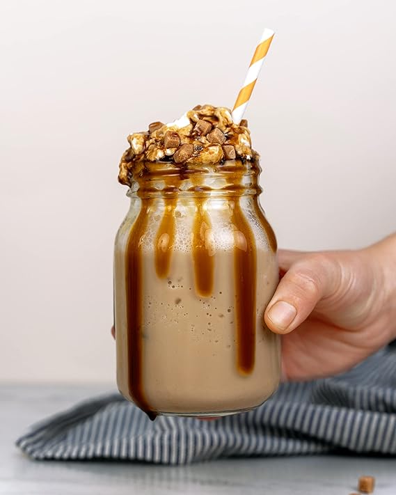 Simply Toffee Frappe Powder, Nut Free & Gluten Free Frappe Powder for Iced Drinks (1 Kg)