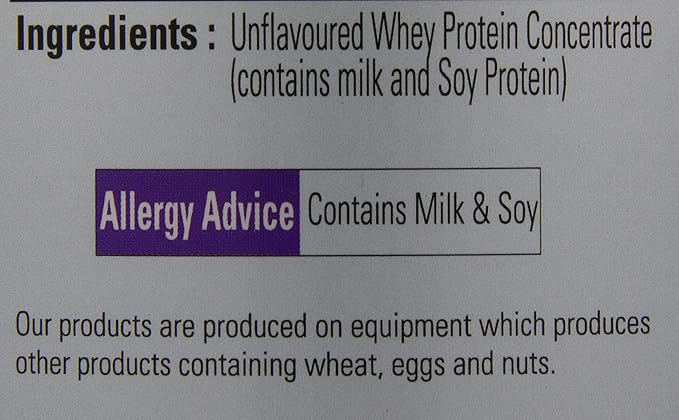 Simply Whey Protein Food Supplement Powder, Unflavoured Protein Powder for Protein Pancakes, Overnight Oats & Milkshakes, Suitable for Vegetarians (1.13kg)