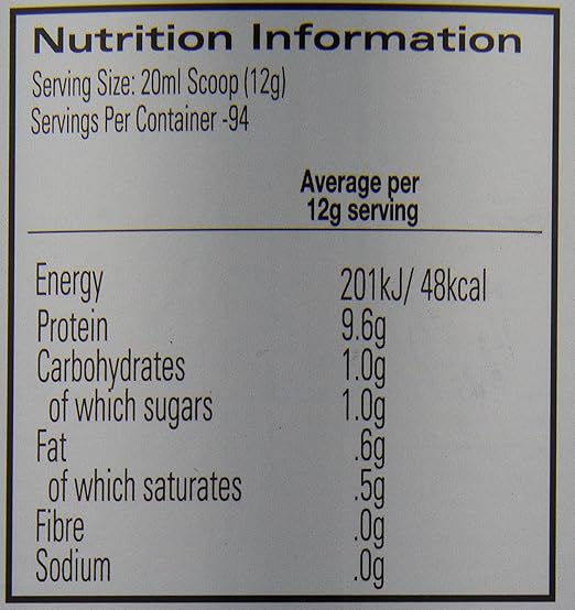 Simply Whey Protein Food Supplement Powder, Unflavoured Protein Powder for Protein Pancakes, Overnight Oats & Milkshakes, Suitable for Vegetarians (1.13kg)