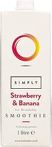 Simply Banana Smoothie, Vegan Blendable Concentrated Smoothie Mix Made with Real Fruit Puree (1 Litre)