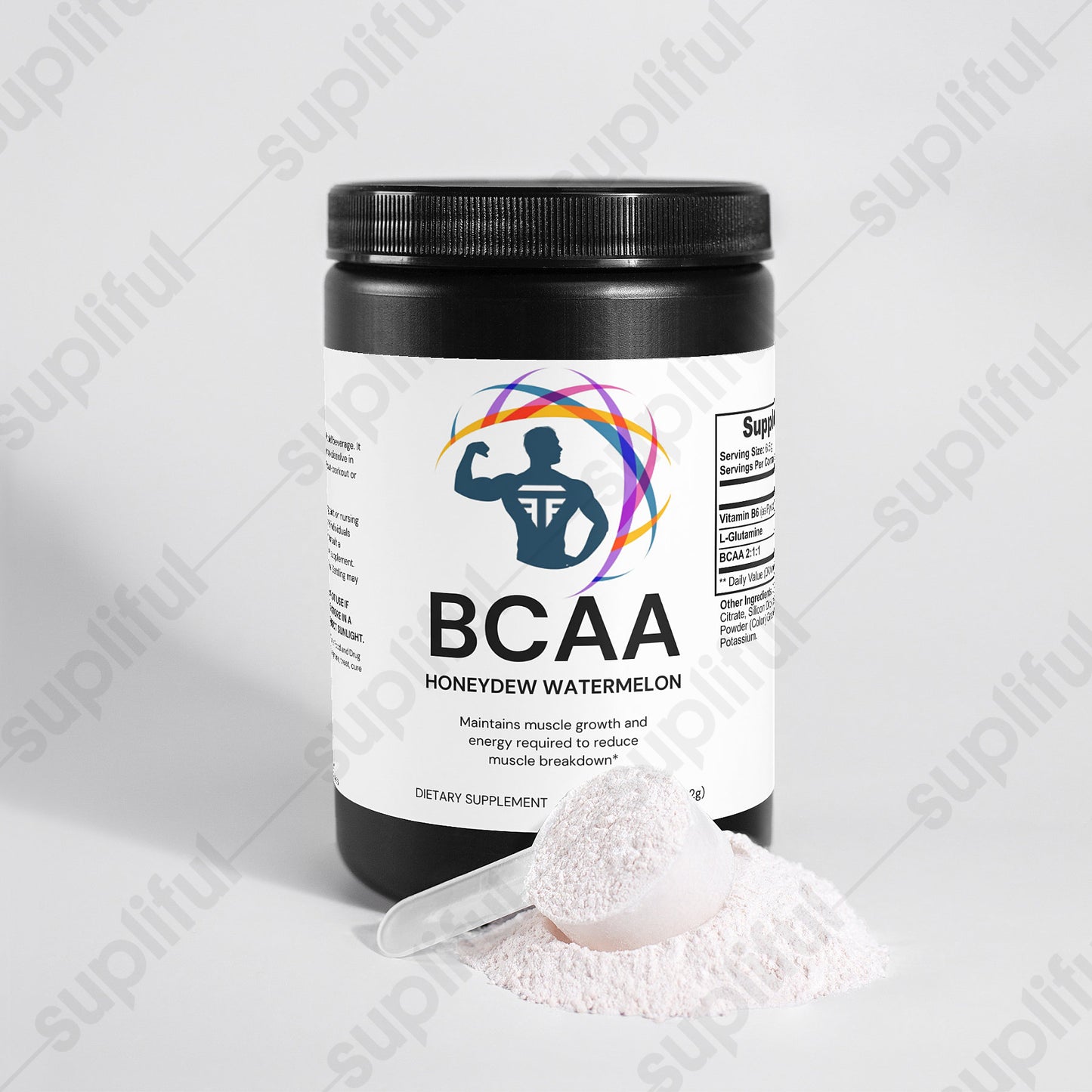 TFF BCAA Post Workout Powder (Honeydew/Watermelon)