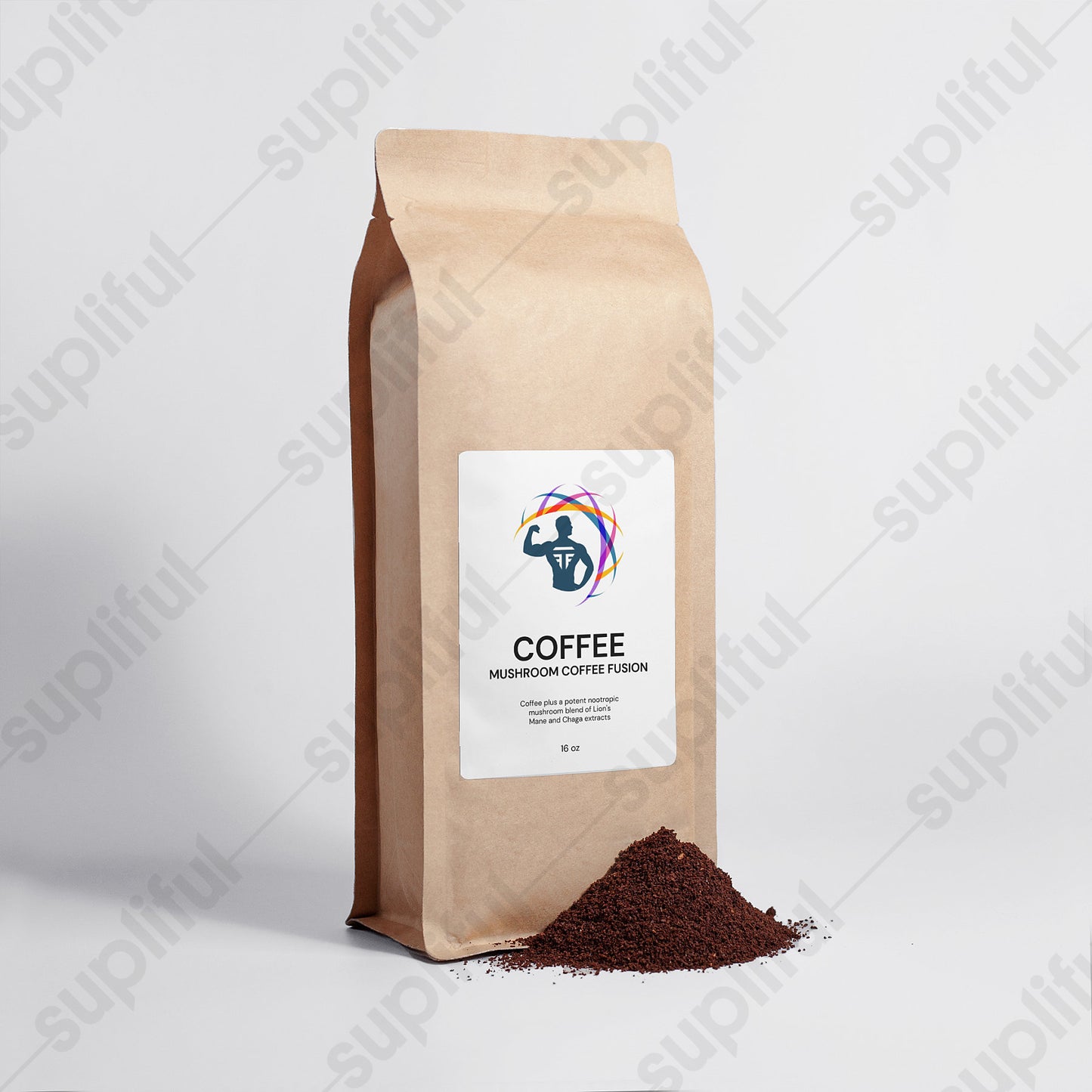 TFF Mushroom Coffee Fusion - Lion’s Mane & Chaga 16oz