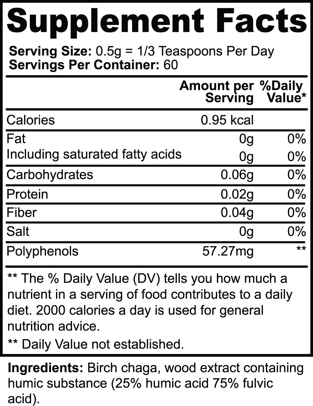 TFF Birch Chaga Microbiome Wellness Powder