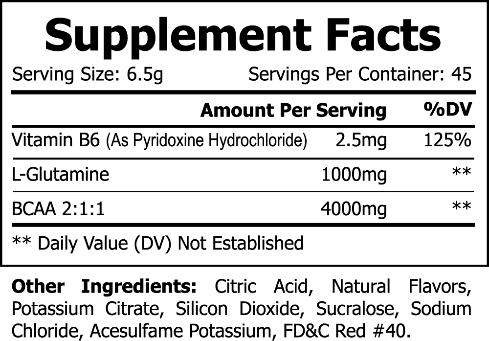 TFF BCAA Shock Powder (Fruit Punch)