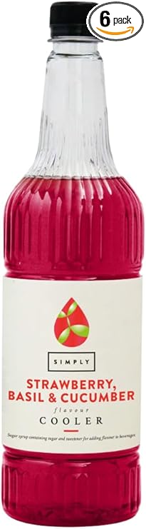 Simply Strawberry, Cucumber & Basil COOLER 1 Litre