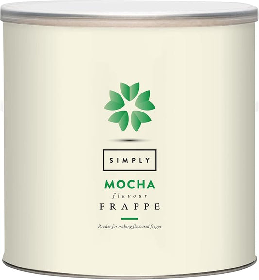 Simply Mocha Frappe Powder, Nut Free Frappe Powder for Iced Drinks and Iced Mochas (1.75 Kg)