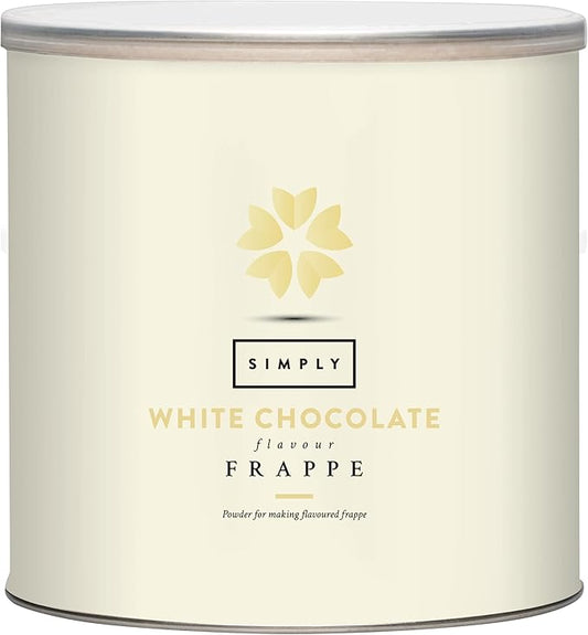 Simply White Chocolate Frappe Powder, Nut Free & Gluten Free Frappe Powder for Iced Drinks (1.75 Kg)