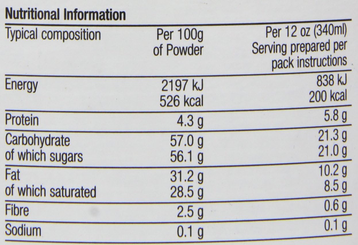 Simply Mocha Frappe Powder, Nut Free Frappe Powder for Iced Drinks and Iced Mochas (1.75 Kg)