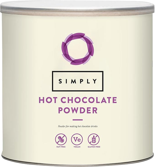 Simply Hot Chocolate Powder, Dairy Free Powder for Smooth & Creamy Hot Chocolate, Nut Free & Vegan (2kg)