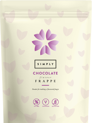 Simply Chocolate Frappe Powder, Nut Free & Gluten Free Frappe Powder for Iced Drinks (1.75 Kg)