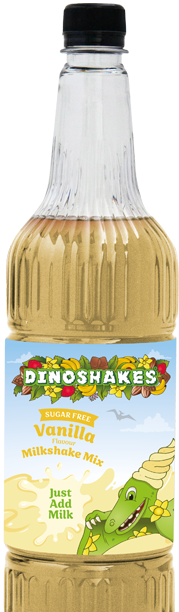 Dinoshakes Sugar Free Vanilla Syrup 1 Litre