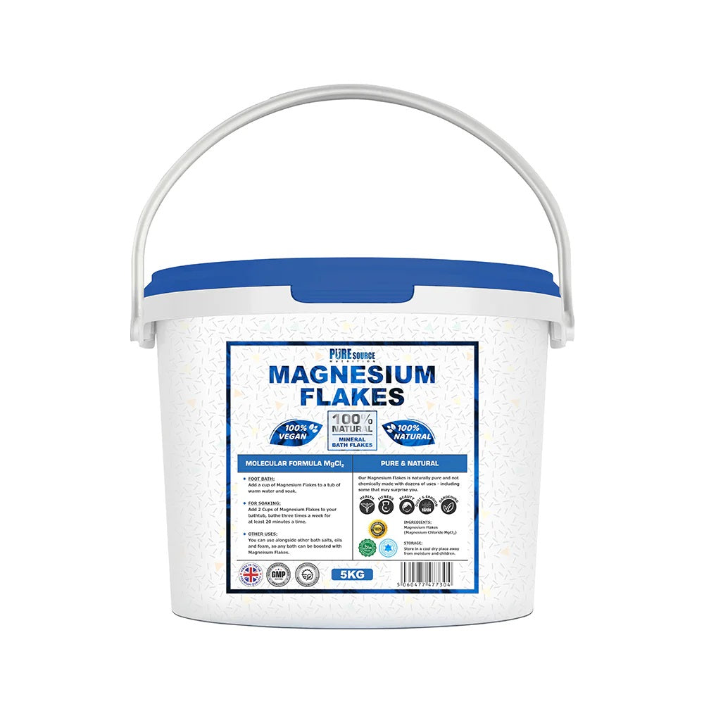 Pure Source Nutrition Magnesium Flakes Bucket