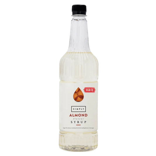 Simply Almond Syrup Organic 1 Litre
