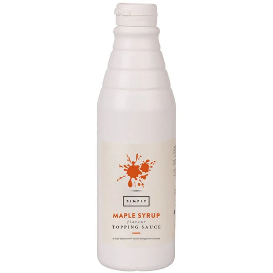 Simply Maple Syrup Flavour Topping Sauce 1kg (1 x Case of 6)