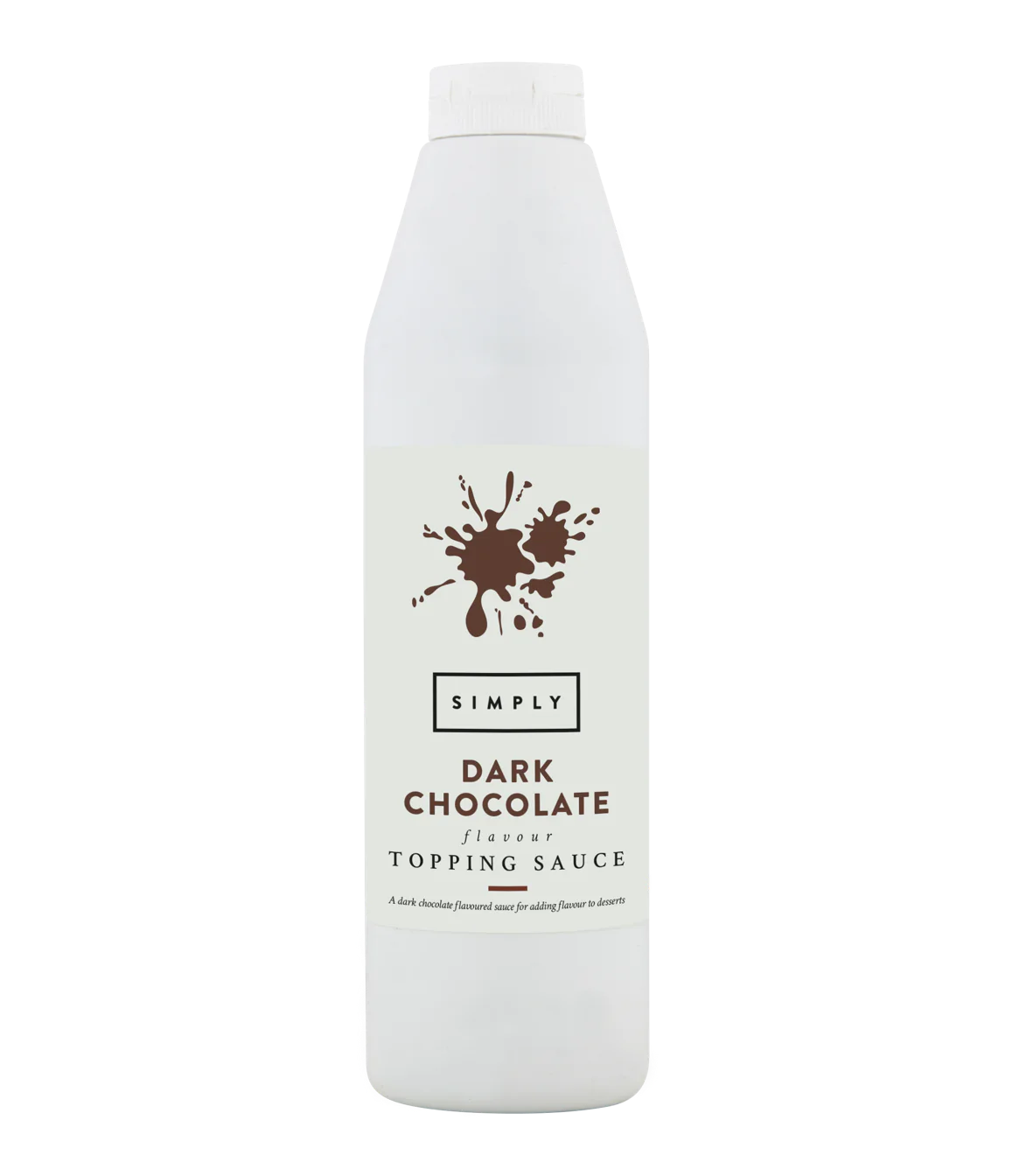 Simply Dark Chocolate Flavour Sauce 1kg (was Vegan Sauce) (1 x Case of 6)