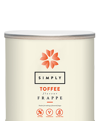 Simply Toffee Frappe Powder, Nut Free & Gluten Free Frappe Powder for Iced Drinks (1.75 Kg)