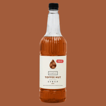 Simply Toffee Nut Syrup 1 Litre