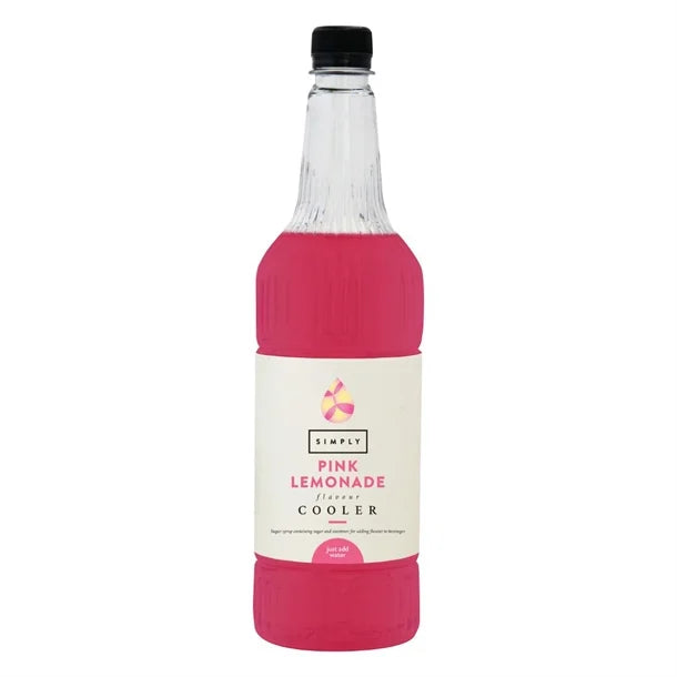 Simply Pink Lemonade Syrup Cooler 1 Litre