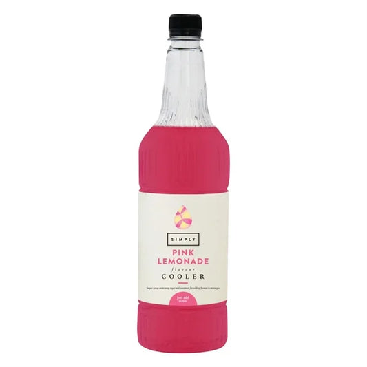 Simply Pink Lemonade Syrup Cooler 1 Litre