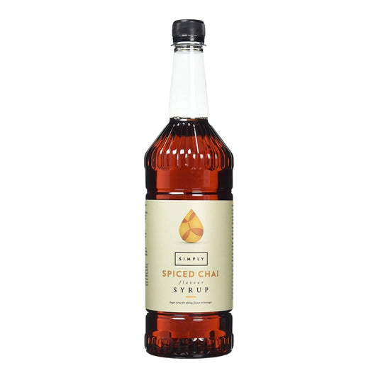 Simply Spiced Chai Syrup Sugar Free 1 Litre