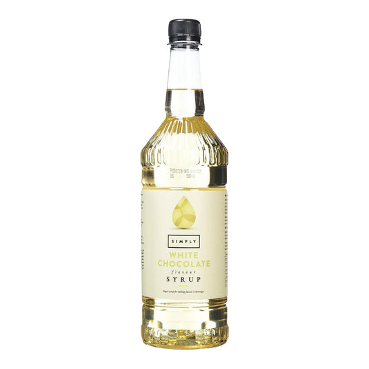 Simply White Chocolate Syrup Organic 1 Litre