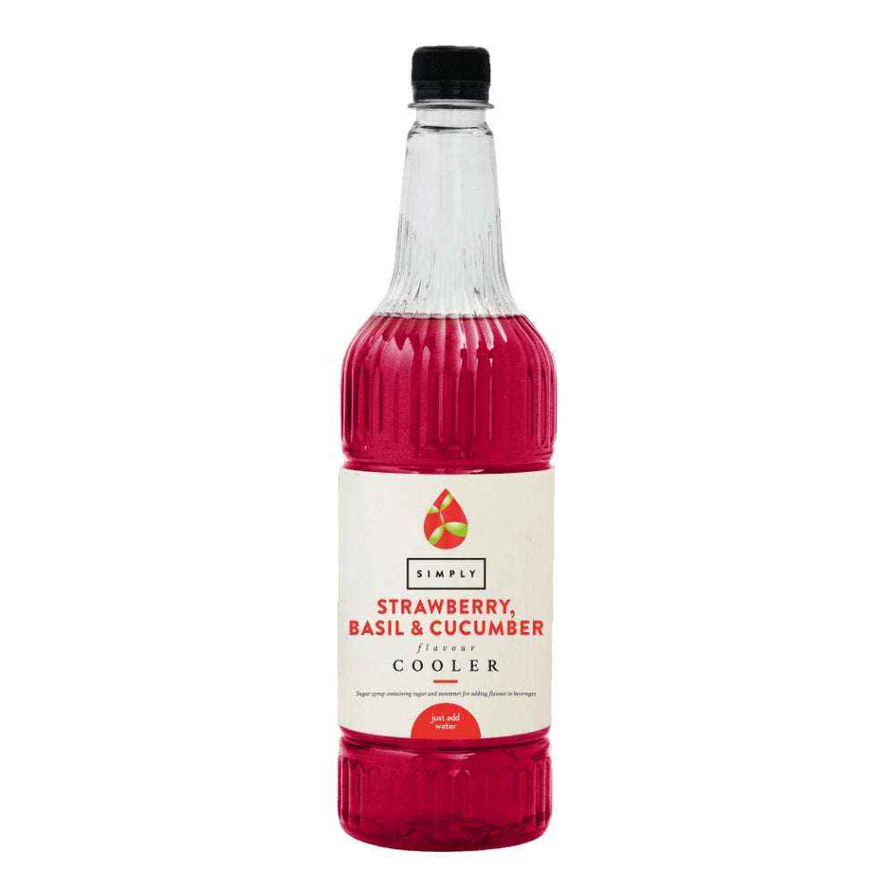 Simply Strawberry, Cucumber & Basil COOLER 1 Litre