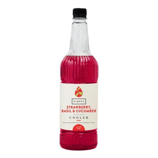Simply Strawberry, Cucumber & Basil COOLER 1 Litre