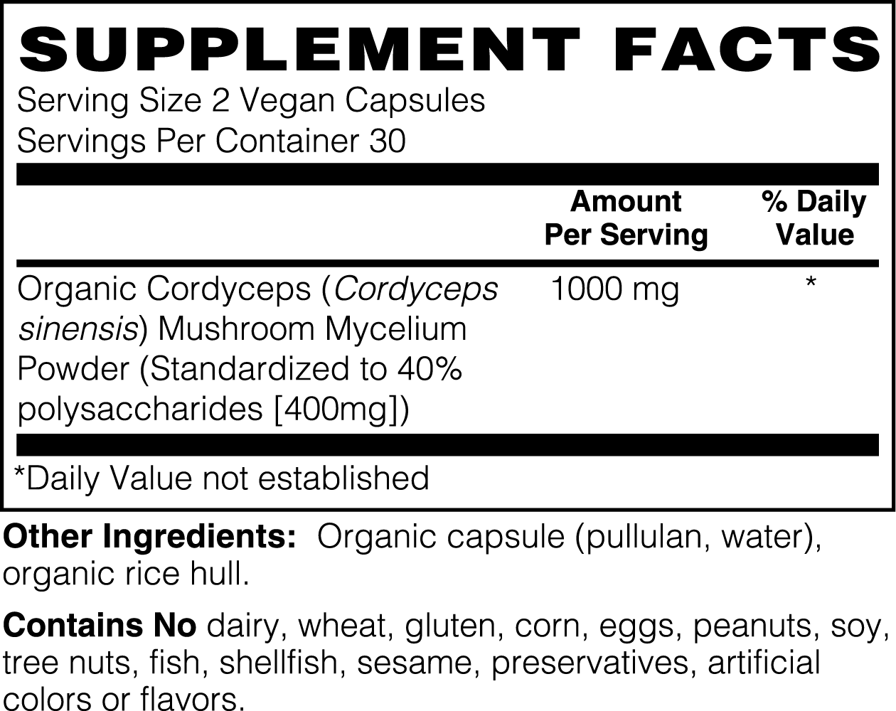 TFF Cordyceps Mushroom