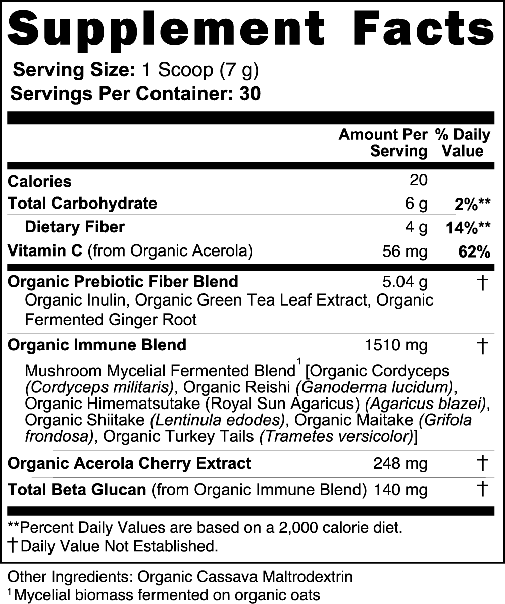 TFF Fermented Mushroom Blend